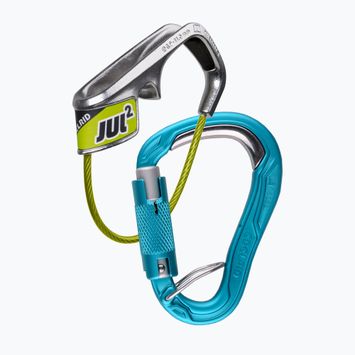 Dispositivo di assicurazione EDELRID Jul 2 Kit di assicurazione Bulletproof Triple icemint