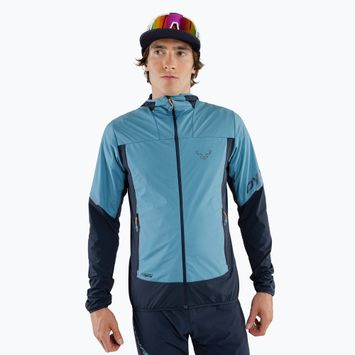 Giacca softshell da uomo DYNAFIT Traverse Alpha con cappuccio blu tempesta