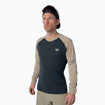 Maniche lunghe da corsa DYNAFIT Alpine Pro blueberry rock khaki da uomo