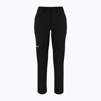 Pantaloni softshell da donna Salewa Puez DST Cargo nero out