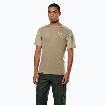 Maglia da trekking da uomo Salewa Puez Am Hyb quicksand