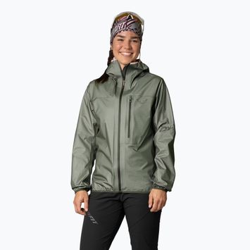 Giacca antipioggia donna Traverse GTX sage