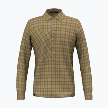 Camicia Salewa Fanes Flannel 5PL da uomo sabbie mobili/marrone dorato