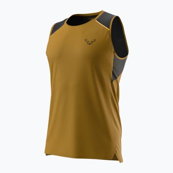 Camicia da corsa DYNAFIT Sky Tank tabacco da uomo