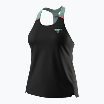 Canotta da corsa DYNAFIT Sky donna nero out jadelite