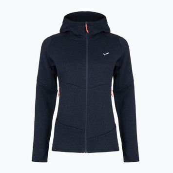 Felpa da trekking uomo Salewa Puez Rocca Polarlite Hood navy blazer
