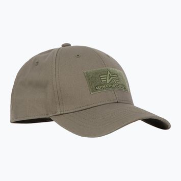 Berretto da baseball Alpha Industries VLC da uomo verde scuro