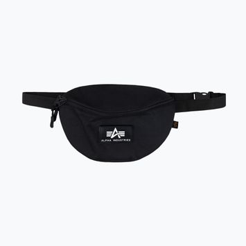 Alpha Industries - Marsupio con stampa in gomma nero
