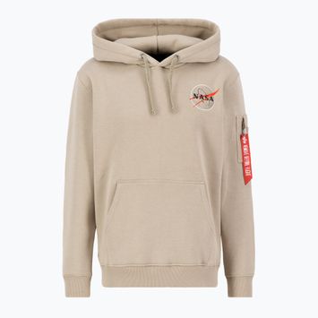 Felpa da uomo Alpha Industries NASA Orbit vintage sand