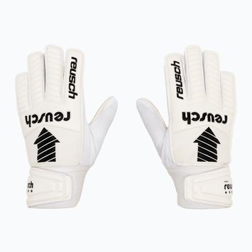 Guanti da portiere per bambini Reusch Legacy Arrow Solid bianco