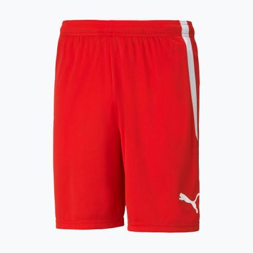 Pantaloncini da calcio PUMA Teamliga rosso/puma bianco da uomo