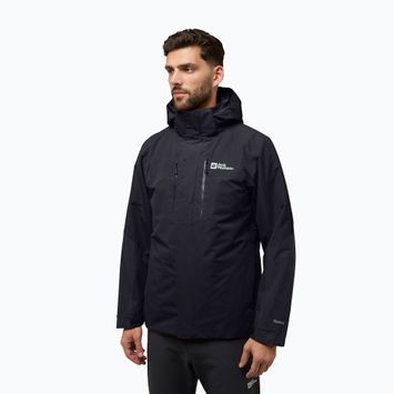 Giacca 3in1 da uomo Jack Wolfskin Jasper 3In1 nera