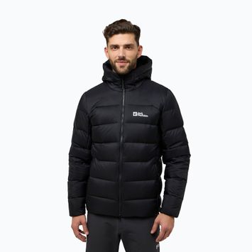 Jack Wolfskin piumino da uomo Nebelhorn Down Hoody nero