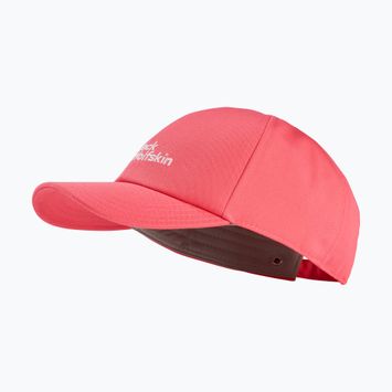Cappello da baseball Jack Wolfskin per bambini, colore corallo tramonto