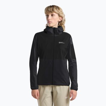 Jack Wolfskin Felpa da donna in pile Prelight Trail Hoody nero