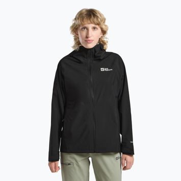 Jack Wolfskin Prelight 2.5L LT giacca antipioggia donna nero