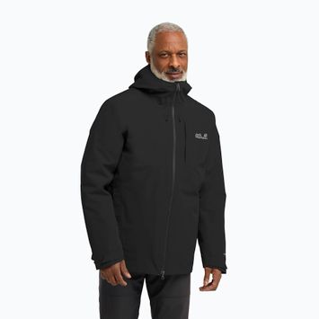 Giacca 3in1 da uomo Jack Wolfskin Icecape 3In1 Down Rds nera
