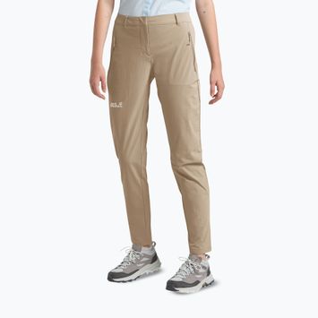 Pantaloni da trekking da donna Jack Wolfskin Hikeout hazel wood