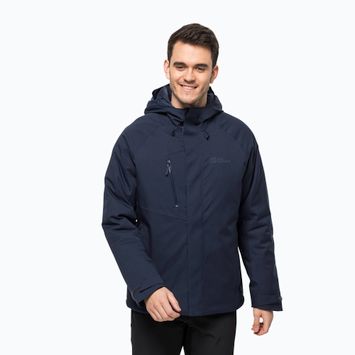 Jack Wolfskin giacca invernale da uomo Troposphere Ins blu notte