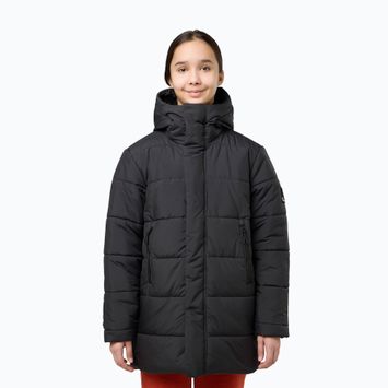 Jack Wolfskin Teen Ins Long granite giacca isolante da bambino nera