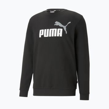 Felpa da uomo PUMA Essentials+ Two-Tone Big Log TR puma black/puma white