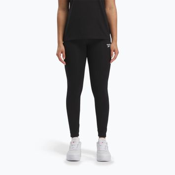 Leggings donna Reebok Identity Small Logo in cotone nero