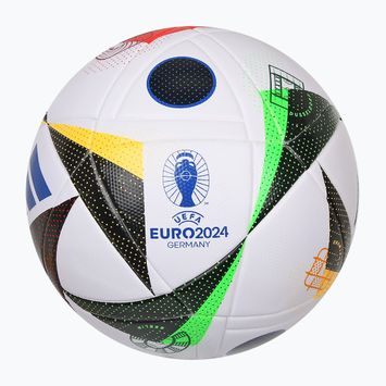 Adidas Fussballliebe 2024 Lega Box bianco / nero / blu bagliore dimensioni 4 calcio