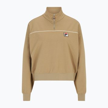 FILA felpa donna Liebau Aop mezza zip cornstalk pepita aop