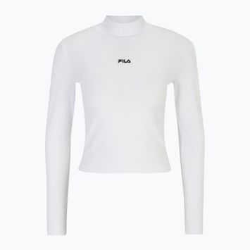 FILA Linnuse Cropped Turtle Neck donna manica lunga bianco brillante