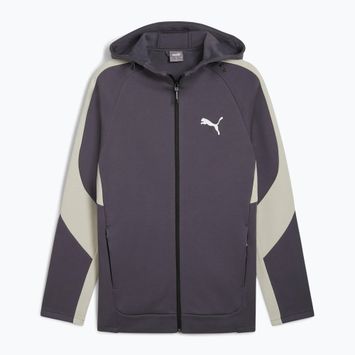 Felpa da uomo PUMA Evostripe Hoodie FZ DK galactic gr