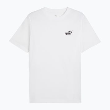 PUMA ESS Small No. 1 Logo Tee Uomo puma bianco