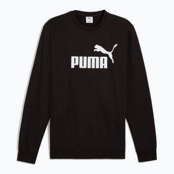 Felpa PUMA ESS No. 1 Logo Crew TR Uomo puma nero