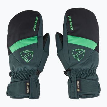 Guanti da sci per bambini ZIENER Levin GTX Mitten dark jungle