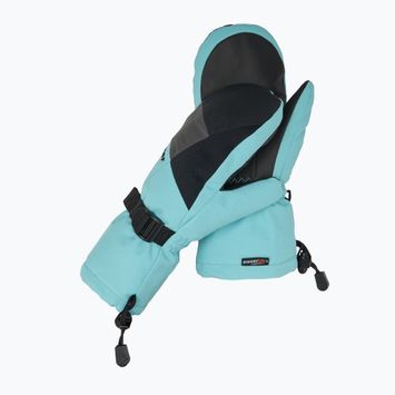 ZIENER Lanic GTX Guanti da sci per bambini + Gore Plus Warm Mitten blu fiume