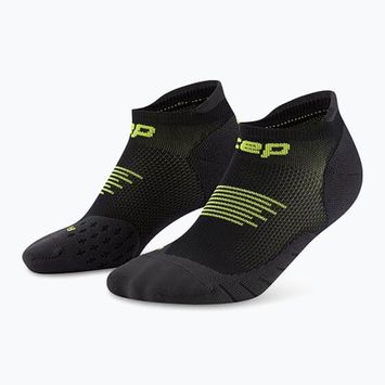 CEP Calzini a compressione da uomo Run No Show 5.0 nero/lime
