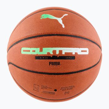 PUMA teamJAWS Court Pro Basket in pelle marrone/ombra scura numero 7