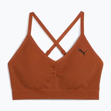 Reggiseno fitness PUMA Move Shapeluxe senza cuciture in teak