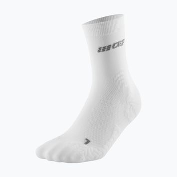 CEP Calze a compressione da donna Ultralight Mid Cut bianco