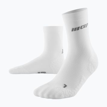 CEP Calze a compressione da uomo Ultralight Mid Cut bianco