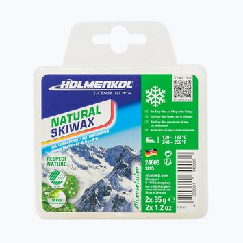 Cera da sci naturale HOLMENKOL 2 x 35 g