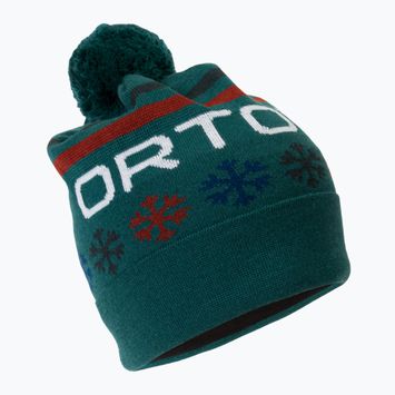 ORTOVOX berretto invernale in maglia nordica verde pacifico