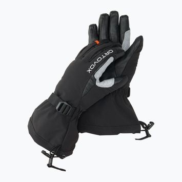 Guanti da sci da uomo ORTOVOX Merino Mountain nero raven