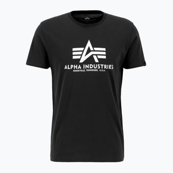 Maglietta Alpha Industries Basic nera da uomo