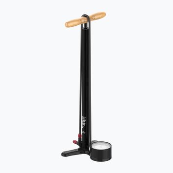 Pompa da bicicletta Lezyne Steel HV Floor Drive 3.5 100psi nero piatto
