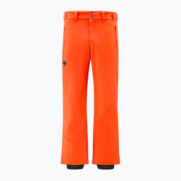 Pantaloni da sci Descente Swiss arancio mandarino da uomo