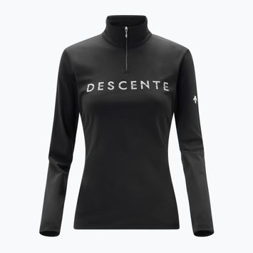 Felpa donna Descente Chest Logo T-Neck nero