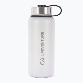 Lifeventure Borraccia in acciaio inox 1000 ml bottiglia termica grigio chiaro