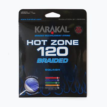 Corda da squash Karakal Hot Zone intrecciata 120 11 m blu