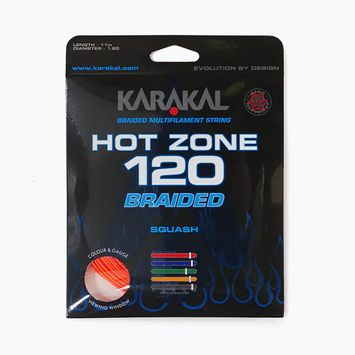 Corda da squash Karakal Hot Zone intrecciata 120 11 m arancione