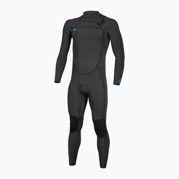 O'Neill Youth Ninja 5/4 Chest Zip Full nero/nero/nero schiuma da nuoto per bambini